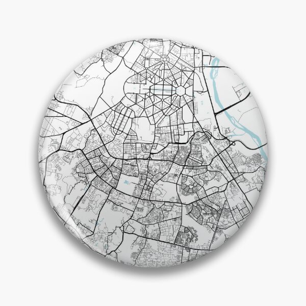 Item preview, New Delhi City Map of India - Circle  designed and sold by deMAP.
