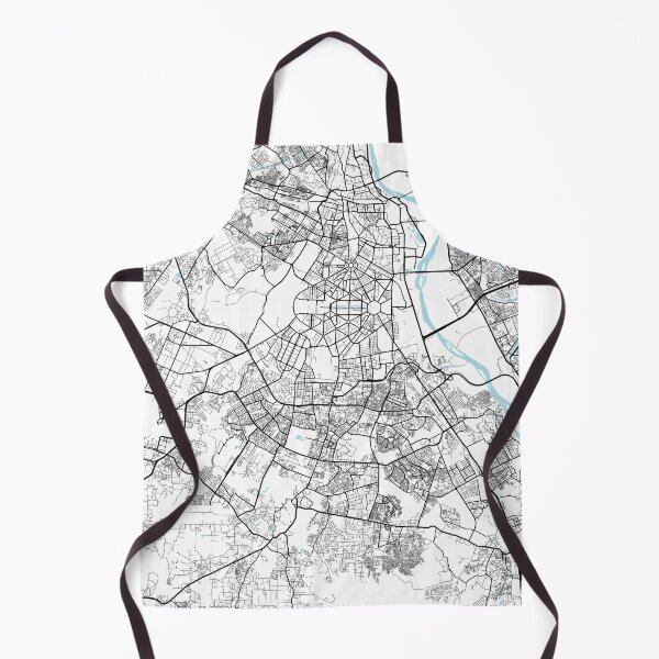 Item preview, New Delhi City Map of India - Circle  designed and sold by deMAP.