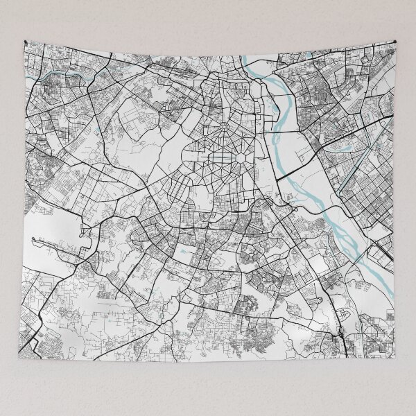 Item preview, New Delhi City Map of India - Circle  designed and sold by deMAP.