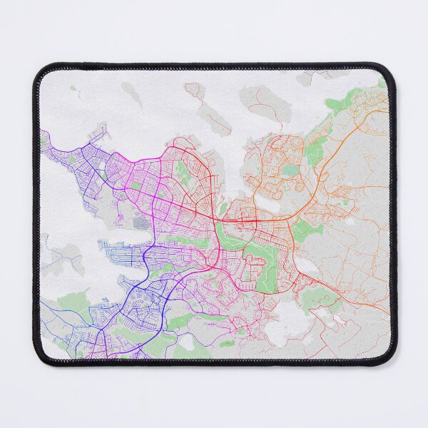 Item preview, Reykjavik City Map of Iceland - Colorful designed and sold by deMAP.