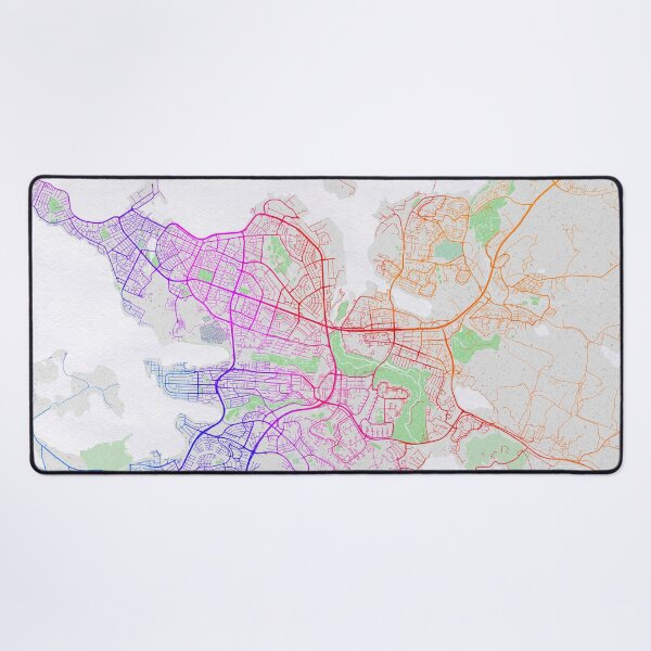 Item preview, Reykjavik City Map of Iceland - Colorful designed and sold by deMAP.