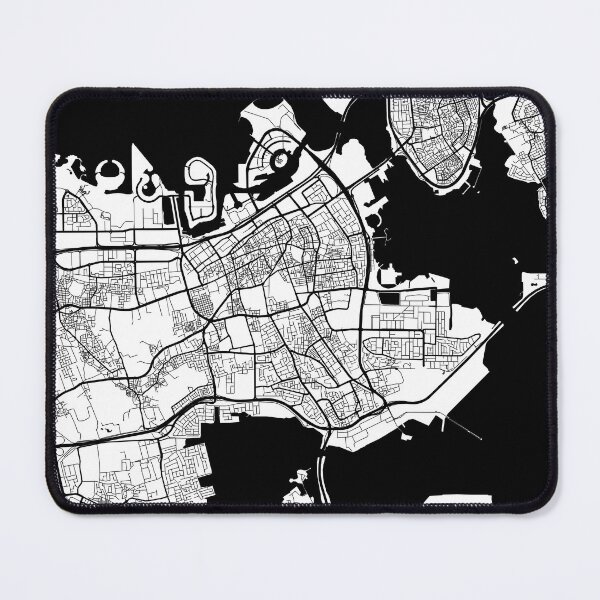 Item preview, Manama City Map Bahrain - Full Moon designed and sold by deMAP.