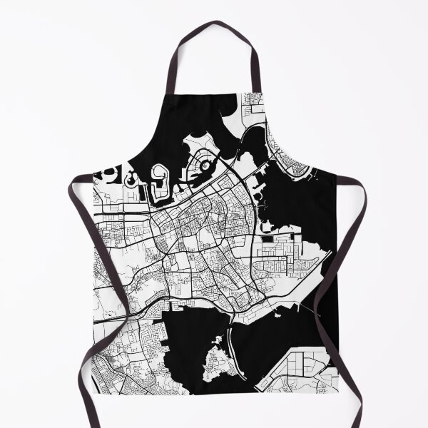 Item preview, Manama City Map Bahrain - Full Moon designed and sold by deMAP.