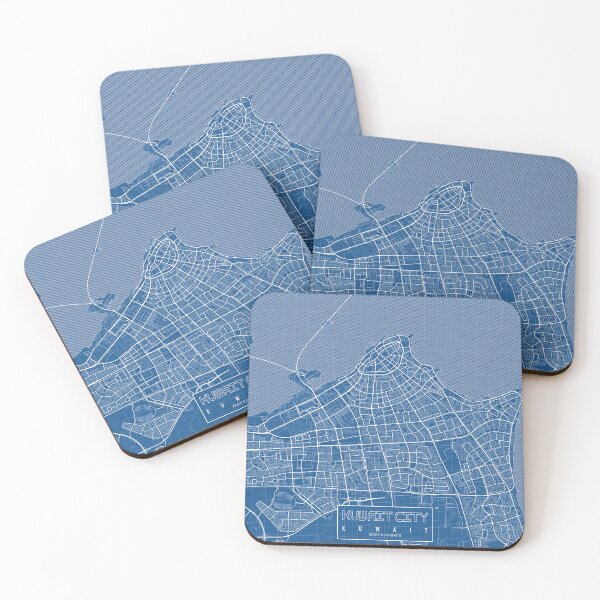 Item preview, Kuwait City Map - Blueprint designed and sold by deMAP.