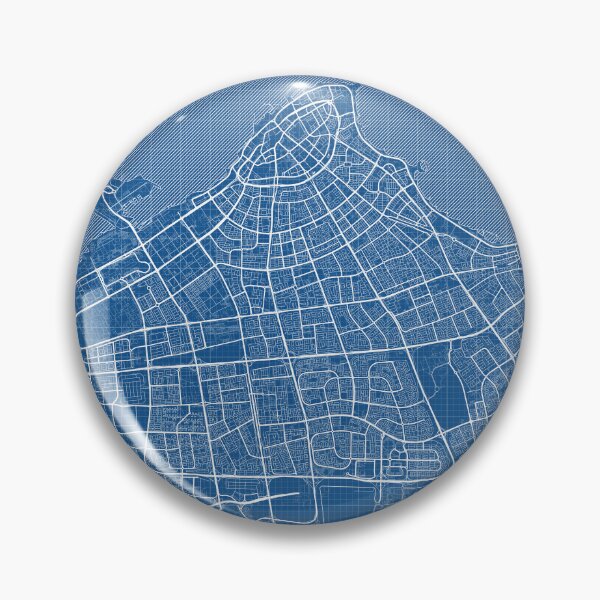 Item preview, Kuwait City Map - Blueprint designed and sold by deMAP.