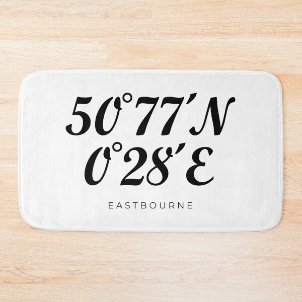 Item preview, Eastbourne coordinates (black) designed and sold by theshirtshops.
