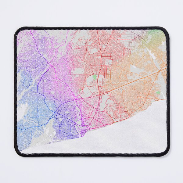 Item preview, Accra City Map of Ghana - Colorful designed and sold by deMAP.