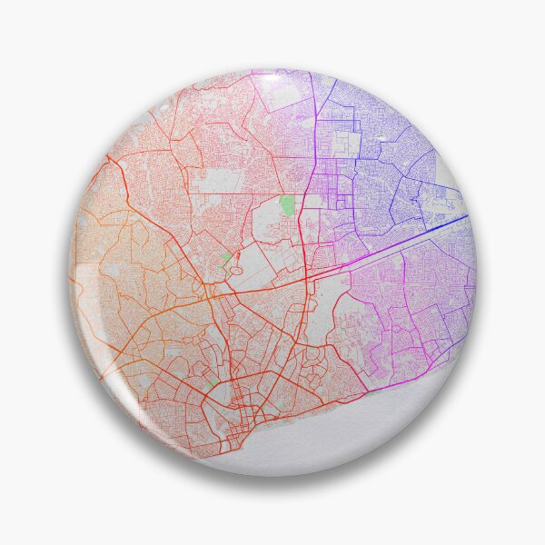Item preview, Accra City Map of Ghana - Colorful designed and sold by deMAP.