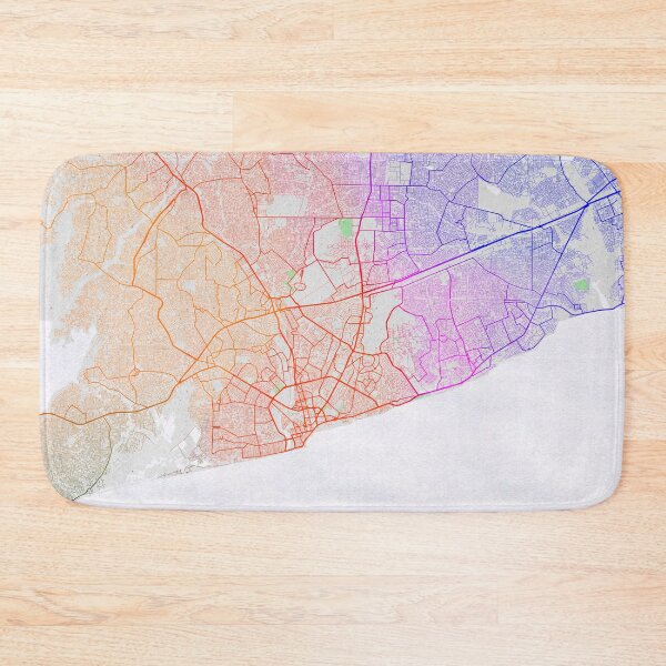 Item preview, Accra City Map of Ghana - Colorful designed and sold by deMAP.
