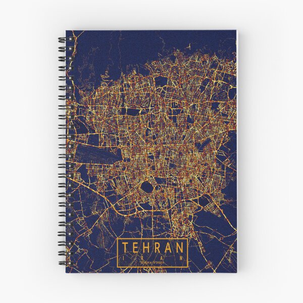 Artikelvorschau, Teheran, Iran - Stadt bei Nacht entworfen und verkauft von deMAP.