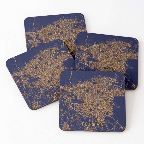 Item preview, Tehran, Iran - City At Night designed and sold by deMAP.