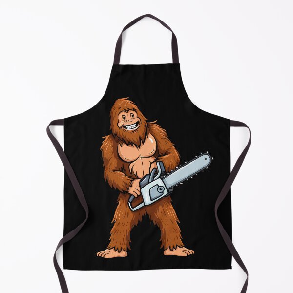 Item preview, Sasquatch Chainsaw designed and sold by Funny Vintage Stickers And T-Shirts.