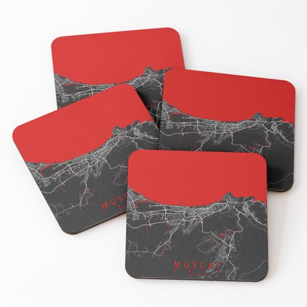 Item preview, Muscat City Map of Oman - Oriental designed and sold by deMAP.