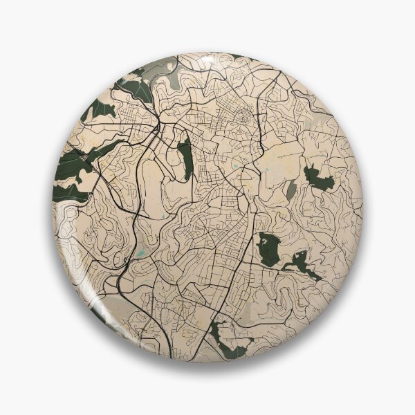 Item preview, Jerusalem City Map of Israel - Vintage designed and sold by deMAP.