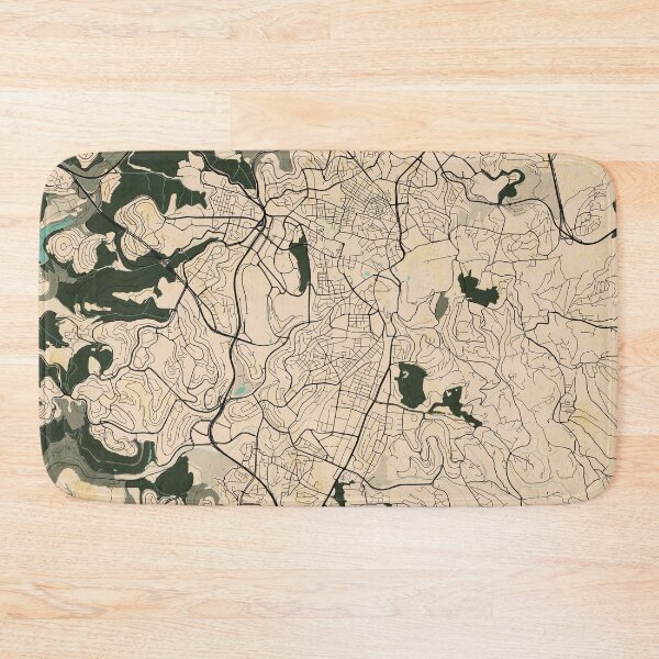 Item preview, Jerusalem City Map of Israel - Vintage designed and sold by deMAP.