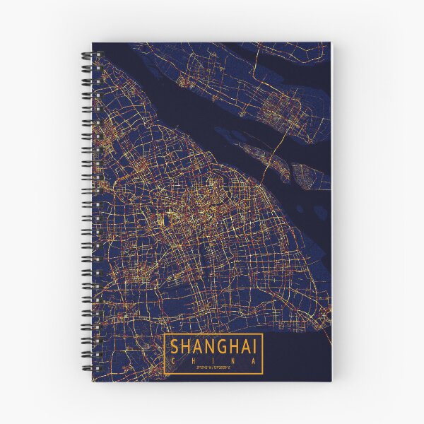 Item preview, Shanghai City Map of China - Night designed and sold by deMAP.