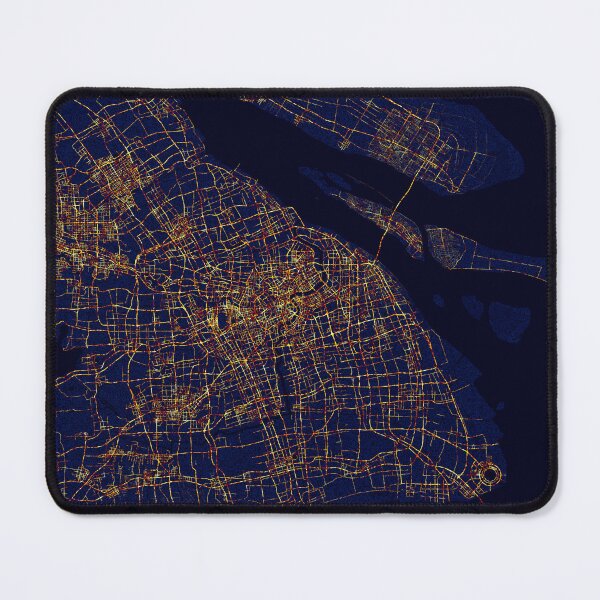 Item preview, Shanghai City Map of China - Night designed and sold by deMAP.