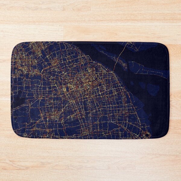 Item preview, Shanghai City Map of China - Night designed and sold by deMAP.