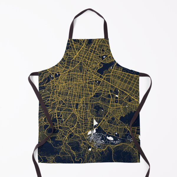 Item preview, Mexico City Map - Gold Art Deco designed and sold by deMAP.