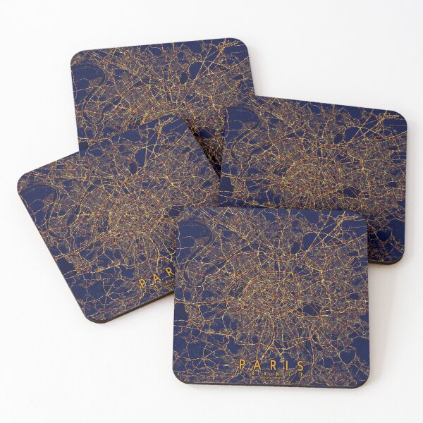 Item preview, Paris City Map of France - Night designed and sold by deMAP.