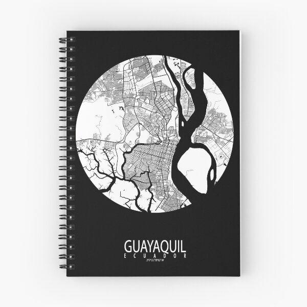 Item preview, Guayaquil City Map Ecuador - Full Moon designed and sold by deMAP.