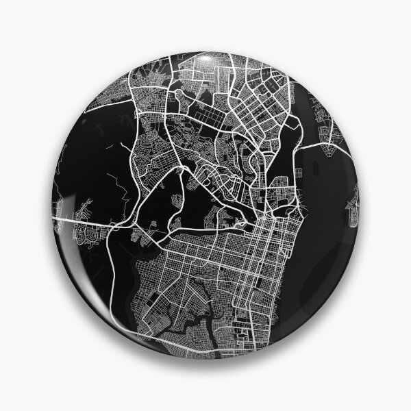 Item preview, Guayaquil City Map Ecuador - Full Moon designed and sold by deMAP.