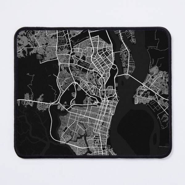 Item preview, Guayaquil City Map Ecuador - Full Moon designed and sold by deMAP.