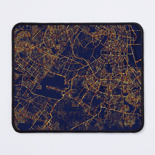 Item preview, New Delhi City Map of India - Night designed and sold by deMAP.