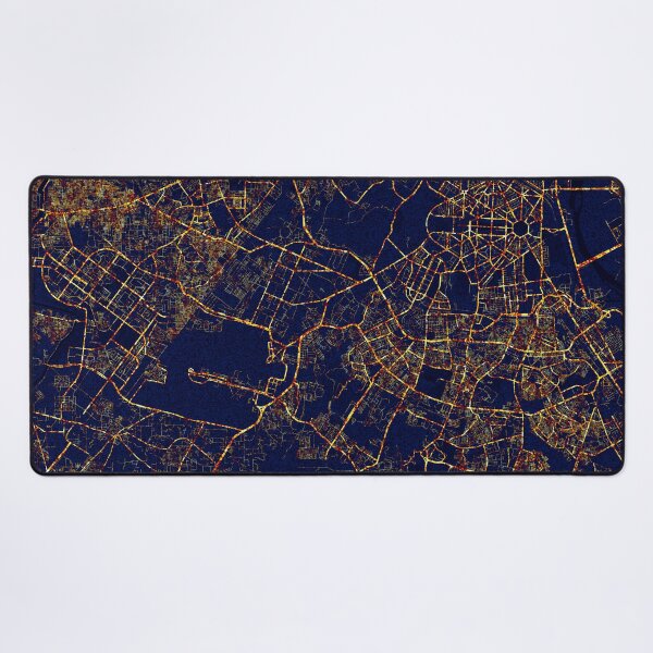 Item preview, New Delhi City Map of India - Night designed and sold by deMAP.