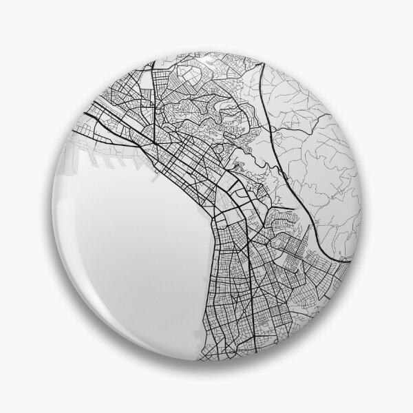 Item preview, Thessaloniki City Map of Greece - Light designed and sold by deMAP.