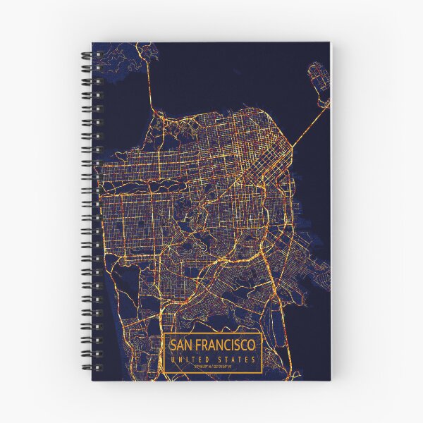 Item preview, San Francisco, California - City At Night designed and sold by deMAP.