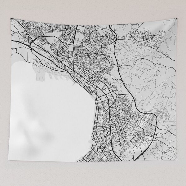 Item preview, Thessaloniki City Map of Greece - Light designed and sold by deMAP.