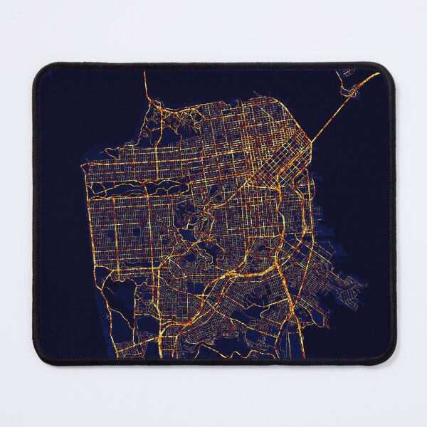Item preview, San Francisco, California - City At Night designed and sold by deMAP.