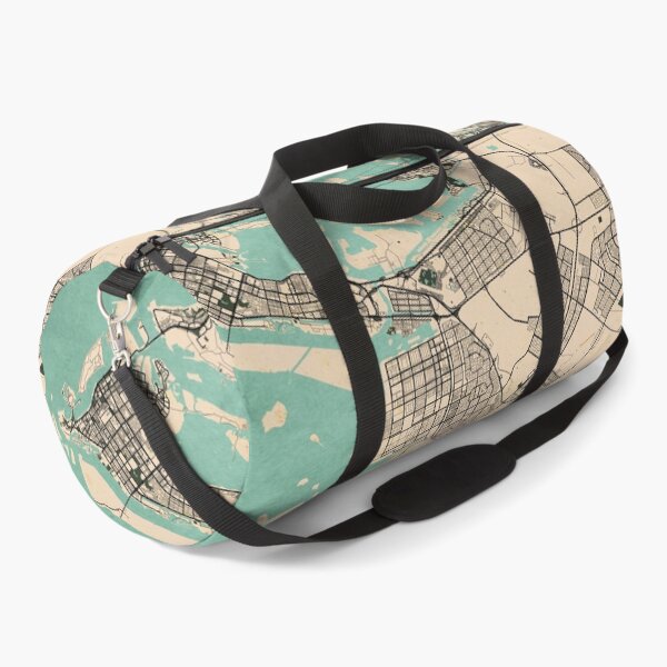 Item preview, Abu Dhabi City Map of United Arab Emirates - Vintage designed and sold by deMAP.