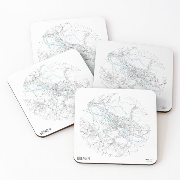 Item preview, Bremen City Map of Germany - Circle designed and sold by deMAP.