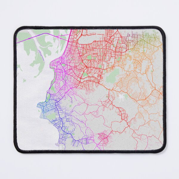 Item preview, Porto Alegre City Map of Brazil - Colorful designed and sold by deMAP.