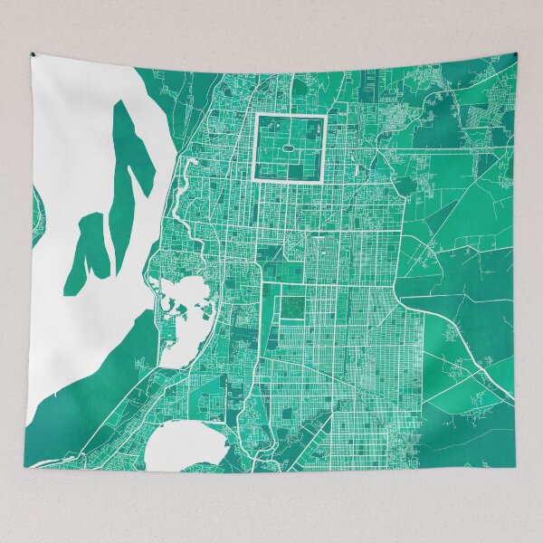Item preview, Mandalay City Map of Myanmar - Watercolor designed and sold by deMAP.