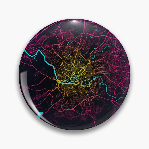 Item preview, Bristol City Map of England - Neon designed and sold by deMAP.