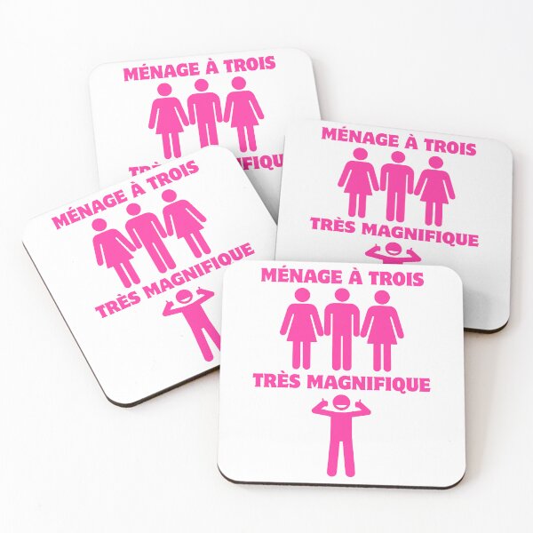 Item preview, Ménage à Trois Très Magnifique – Threesome Humor designed and sold by UNK-Fatigues.