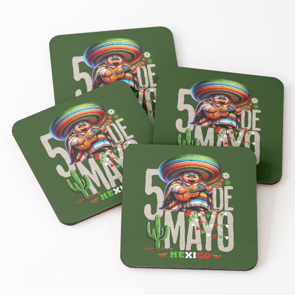 Item preview, Funny Mexican Guitar Man, Feliz Cinco de Mayo, Patriotic Fiesta designed and sold by DAMOTAmagazine.