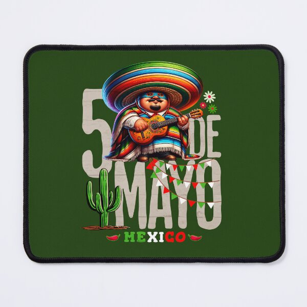 Item preview, Funny Mexican Guitar Man, Feliz Cinco de Mayo, Patriotic Fiesta designed and sold by DAMOTAmagazine.