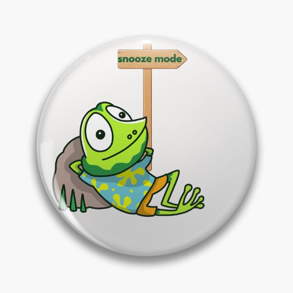 Item preview, Snooze Time: Chilled-Out Frog  designed and sold by NINI-7Store.
