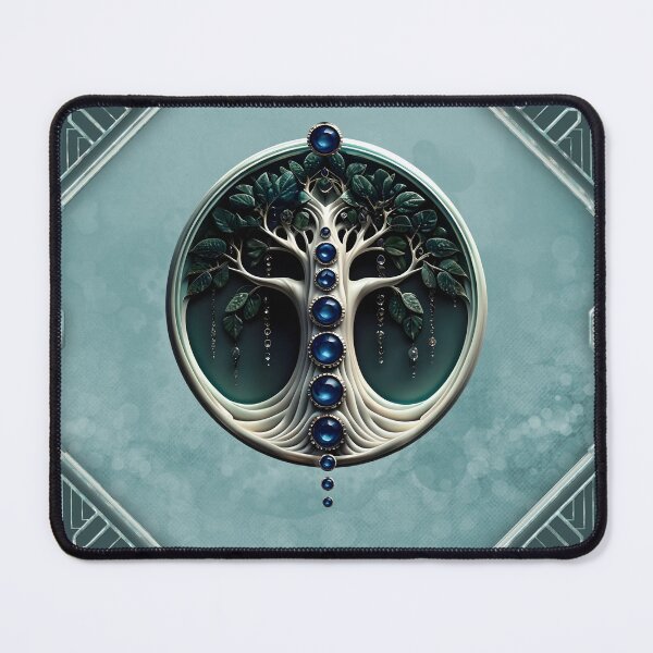 Item preview, Harmony in teal, Mystical Tree of Life. designed and sold by nicky2342.