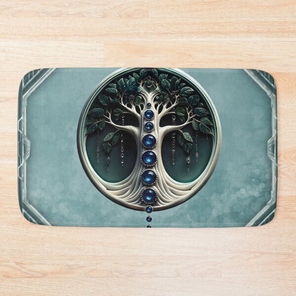 Item preview, Harmony in teal, Mystical Tree of Life. designed and sold by nicky2342.