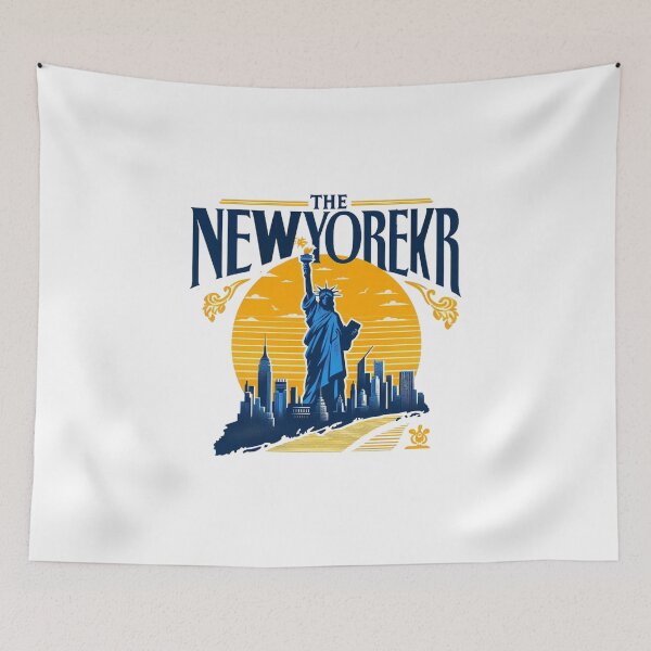 Item preview, The New Yorker Travel Sticker designed and sold by erkinmaddison.