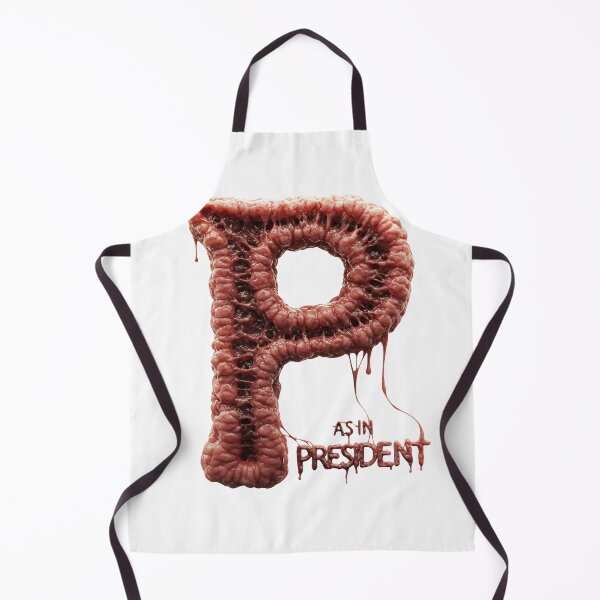 Item preview, P as in president dark theme cynical political alphabet designed and sold by dark alphabet.