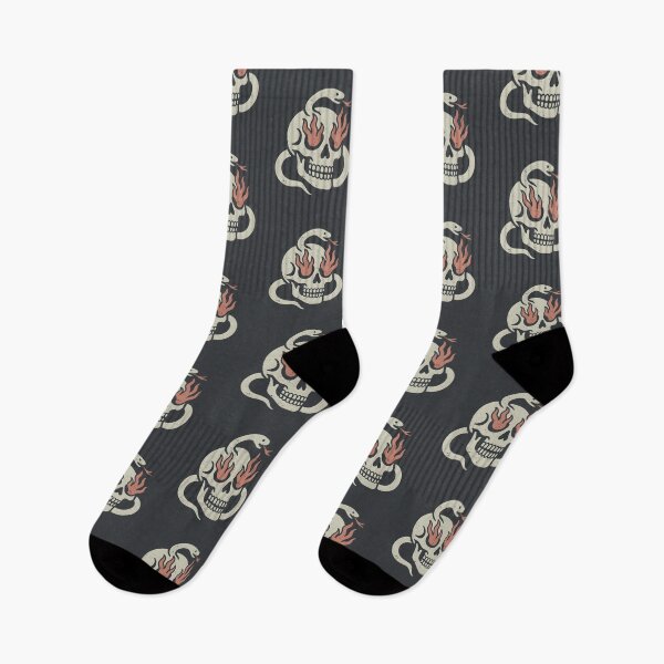 Item preview, Skull And Snake  designed and sold by CreepyCornerArt.