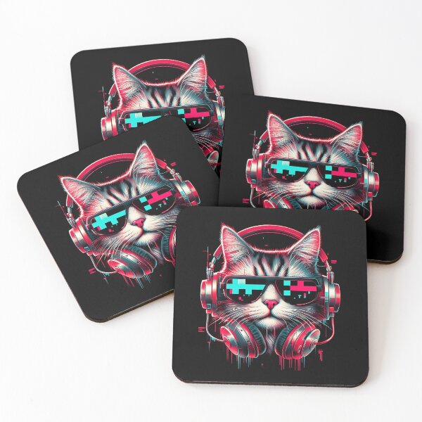 Item preview, Gamer Cat with glitch effect! designed and sold by sks-ai-artist.