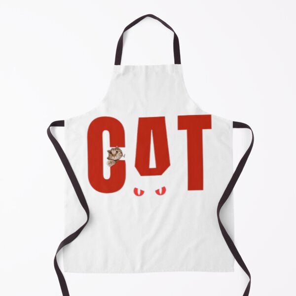 Item preview, Red Eye Cat typography print designed and sold by GloboStyle Design .