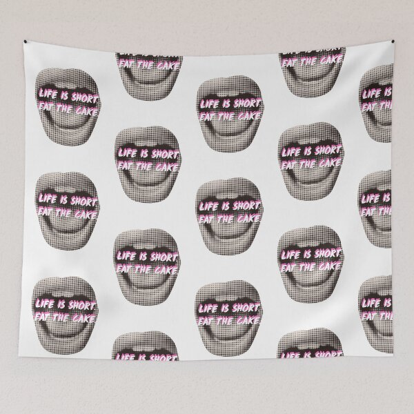Item preview, Life is Short Eat the cake designed and sold by adesignworld.